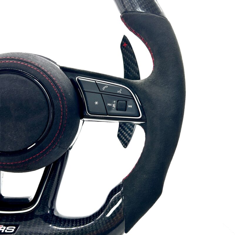 For Audi A/S/RS Series Sports steering wheel assembly Carbon fiber A3 A4 (B8.B9) A5 A6(C6.C7,C8) A8(D4.D5) S3 S4 S5 S6 S7 S7 - Image 4
