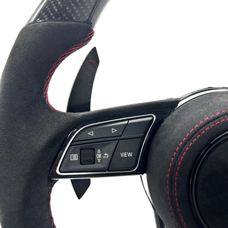 For Audi A/S/RS Series Sports steering wheel assembly Carbon fiber A3 A4 (B8.B9) A5 A6(C6.C7,C8) A8(D4.D5) S3 S4 S5 S6 S7 S7 - Image 6