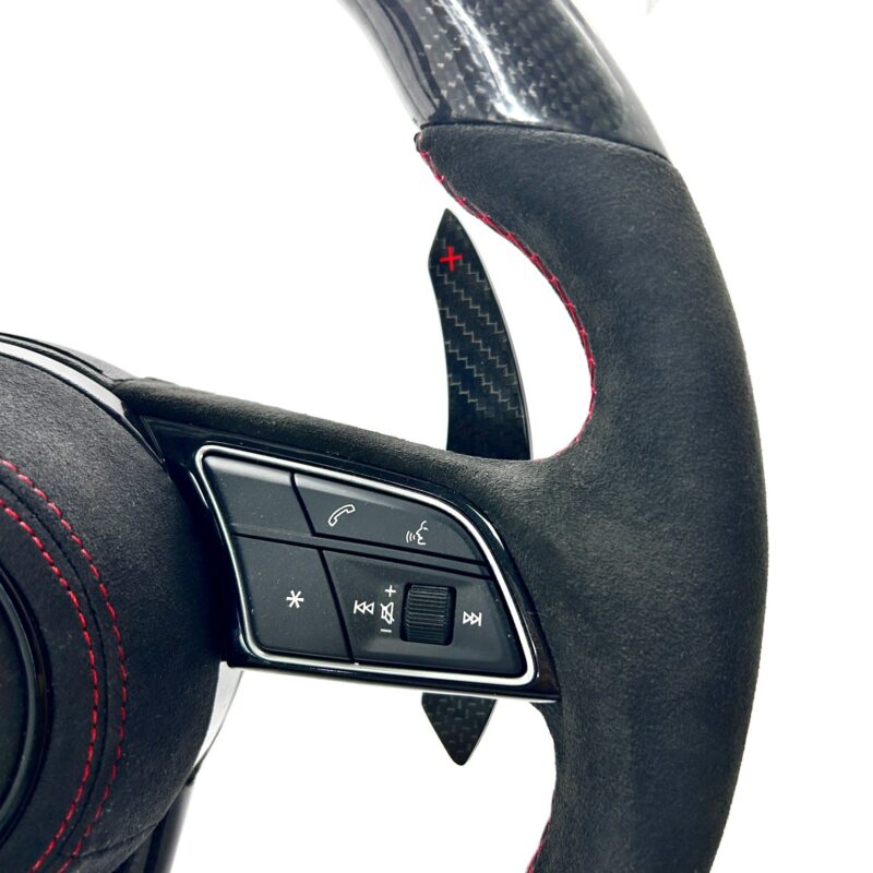 For Audi A/S/RS Series Sports steering wheel assembly Carbon fiber A3 A4 (B8.B9) A5 A6(C6.C7,C8) A8(D4.D5) S3 S4 S5 S6 S7 S7 - Image 7