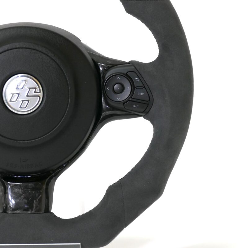 Alcantara steering wheel for Toyota AT86 Subaru BRZ 2016- 2019 2020 2021 2022 steering wheel can be customized with carbon fiber - Image 5