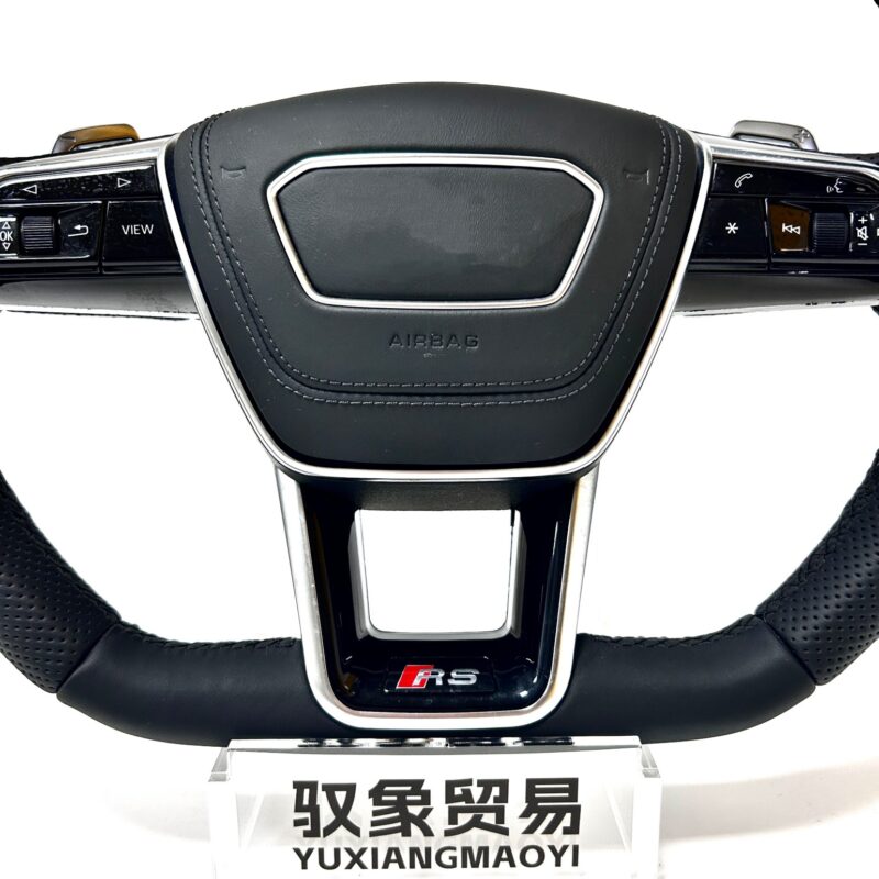 Leather Steering Wheel Upgrade Fit For Audi Rs Rs3 Rs7 A3 A4 A5 A7 Q7 A3 A4 B8 A5 A6 C6 C7 A7 Tt Tts R8 - Image 6