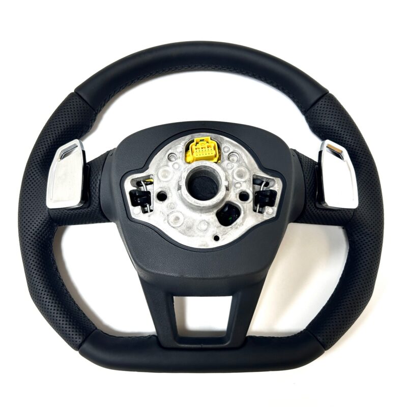 Leather Steering Wheel Upgrade Fit For Audi Rs Rs3 Rs7 A3 A4 A5 A7 Q7 A3 A4 B8 A5 A6 C6 C7 A7 Tt Tts R8 - Image 7