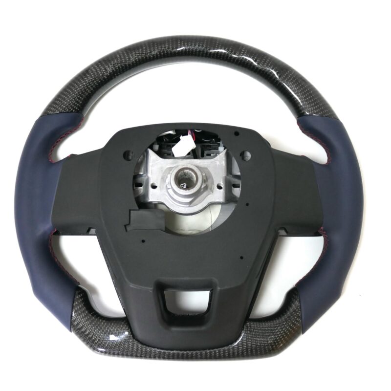 Custom LC300 carbon fiber car steering wheel to fit Toyota Land Cruiser lc100 lc200 Prado fj70 fj79 fj76 LC200 FJ200 GR style - Image 5