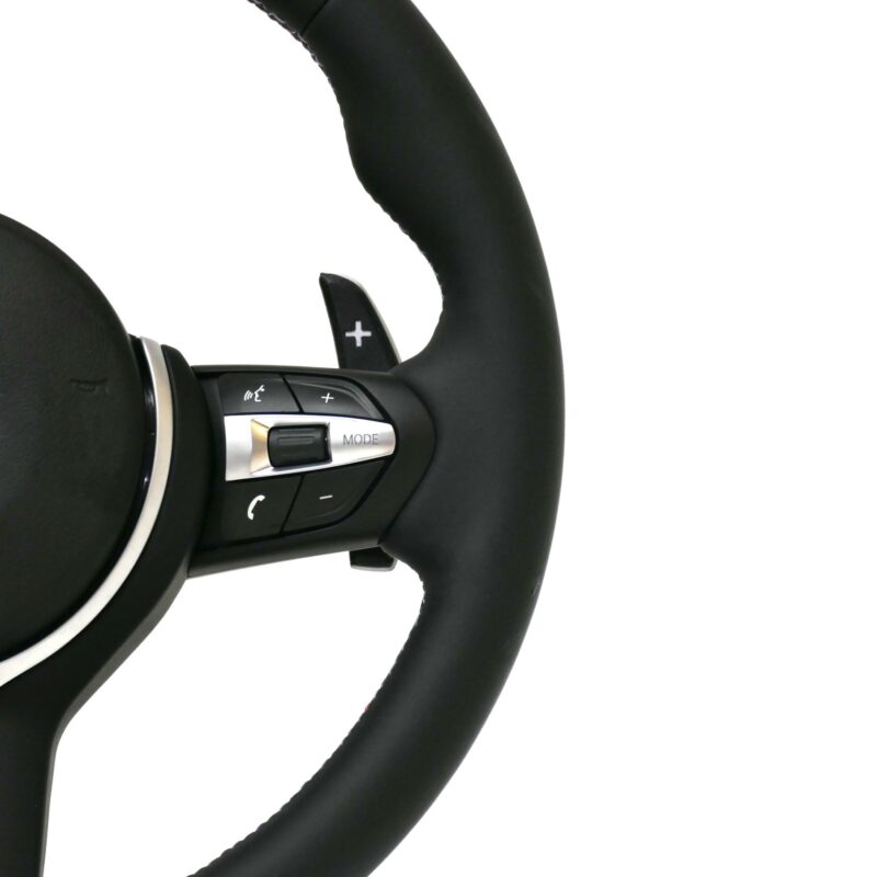 Custom leather steering wheel for Bmw F10 F30 E70 f23 f211-4 Series x1-x4 x5 x6 m2 m3 m4 F30 F35 F80 F15 F16 F25 Steering Wheel - Image 3
