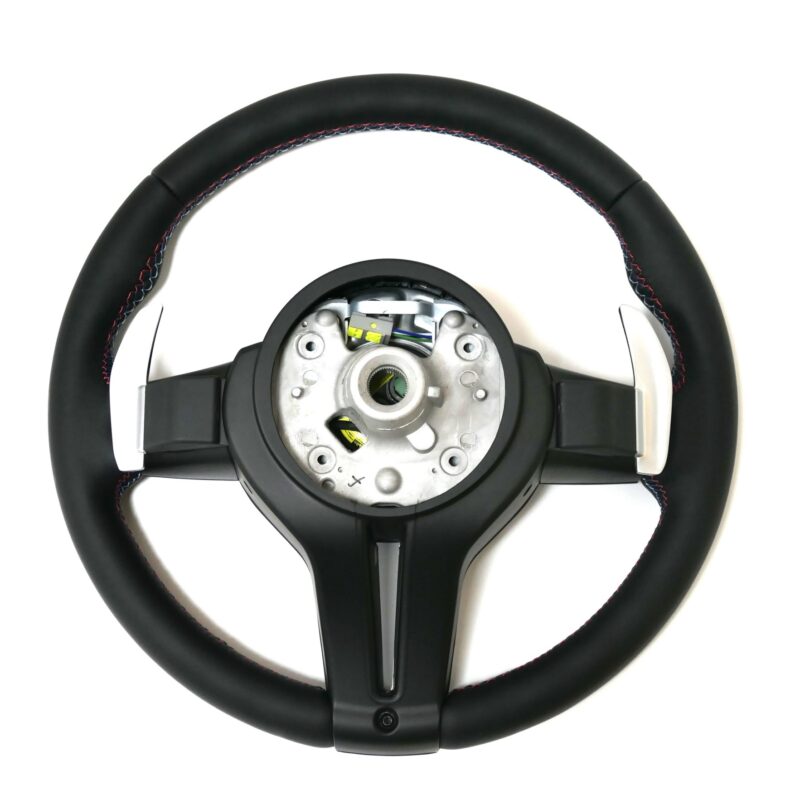Custom leather steering wheel for Bmw F10 F30 E70 f23 f211-4 Series x1-x4 x5 x6 m2 m3 m4 F30 F35 F80 F15 F16 F25 Steering Wheel - Image 7
