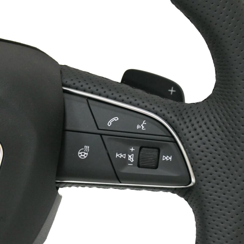 Leather Steering Wheel Upgrade Fit For Audi Rs Rs3 Rs7 A3 A4 A5 A7 Q7 A3 A4 B8 A5 A6 C6 C7 A7 Tt Tts R8 - Image 6