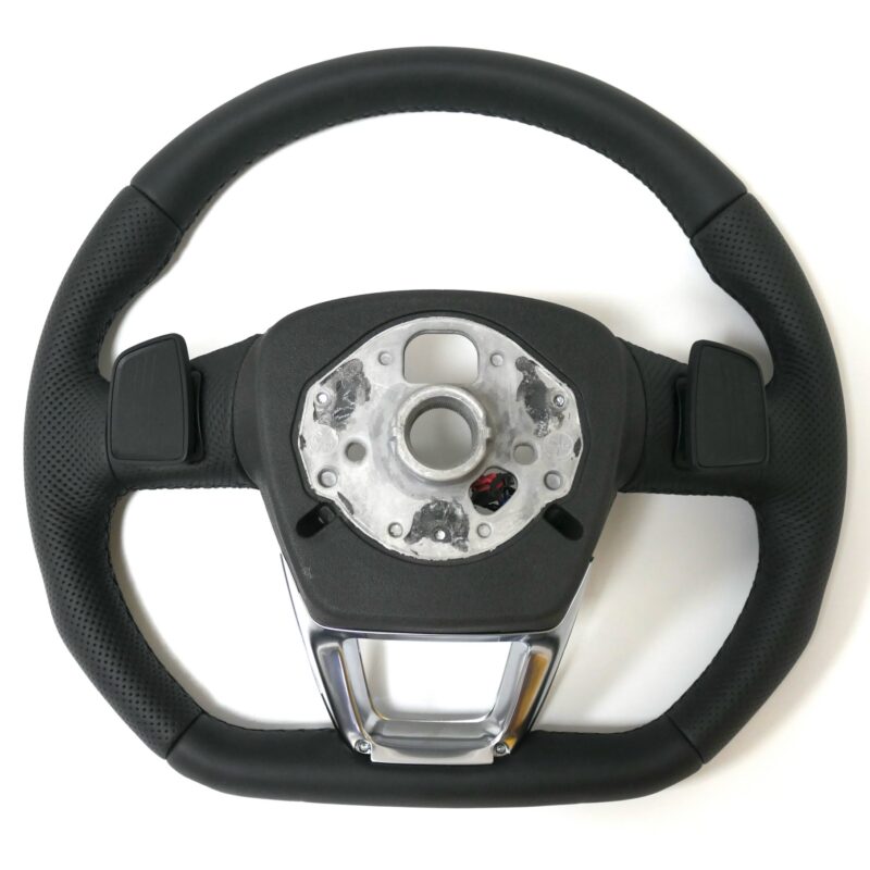 Leather Steering Wheel Upgrade Fit For Audi Rs Rs3 Rs7 A3 A4 A5 A7 Q7 A3 A4 B8 A5 A6 C6 C7 A7 Tt Tts R8 - Image 7