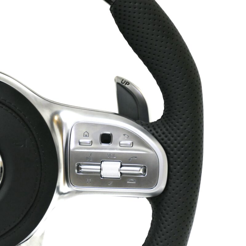 2019+Carbon Fiber Steering Wheel For Mercedes-BenzA C E S CLA GLA GLC GLE GLS GLE W205 W213 W222 W177 Upgrade AMG Steering Wheel - Image 3