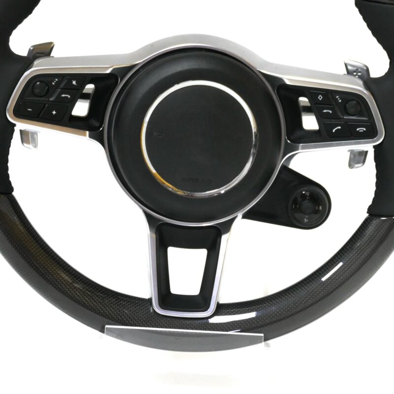 Custom Alcantara led carbon fiber steering wheel to fit for Porsche 911.2 971 959 718 macan 911 boxster GT Turbo steering wheel - Image 7