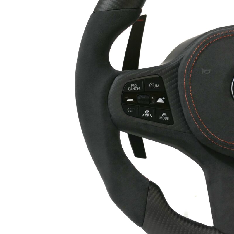 Custom LED Smart Carbon fiber steering wheel fit for BMW 3 series G20 G21 G28 M3 G80 G01 G05 Carbon fiber Custom steering wheel - Image 5