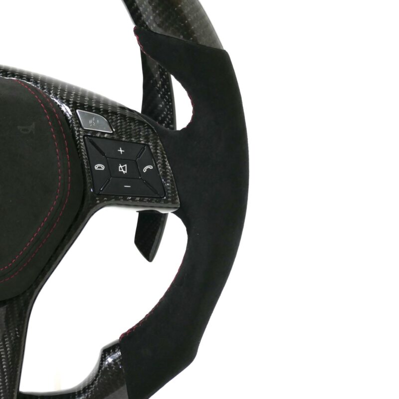 Custom Automotive interior parts carbon fiber steering wheel for the Mercedes AMG W204 W205 W212 W176 W213 Cla E Glk Cls M Class - Image 5