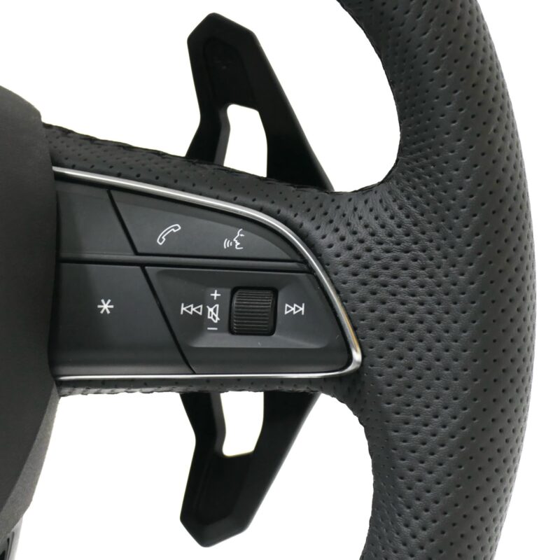 Custom Leather Steering Wheel Upgrade Fit For Audi Rs Rs3 A3 A4 A5 A7 Q7 A3 A4 B8 A5 A6 C6 C7 A7 Tt Tts R8 Style For Audi Model - Image 6