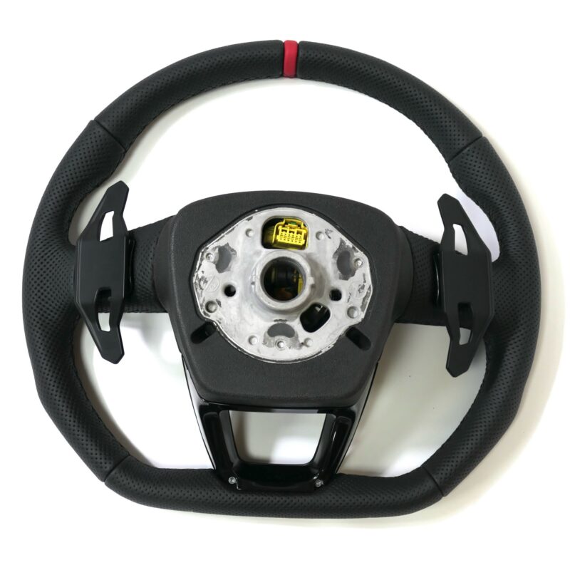 Custom Leather Steering Wheel Upgrade Fit For Audi Rs Rs3 A3 A4 A5 A7 Q7 A3 A4 B8 A5 A6 C6 C7 A7 Tt Tts R8 Style For Audi Model - Image 7