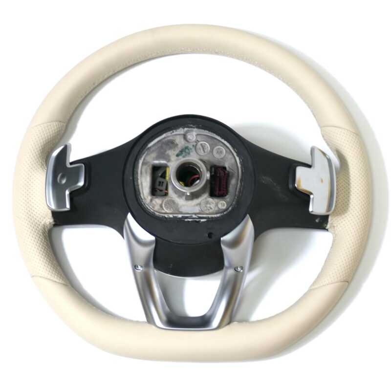 custom Beige Leather LED Steering Wheel for Mercedes Benz AMG CLS G CLASS W217 W218 W219 W222 W253 W463 W464 Steering Wheel - Image 7