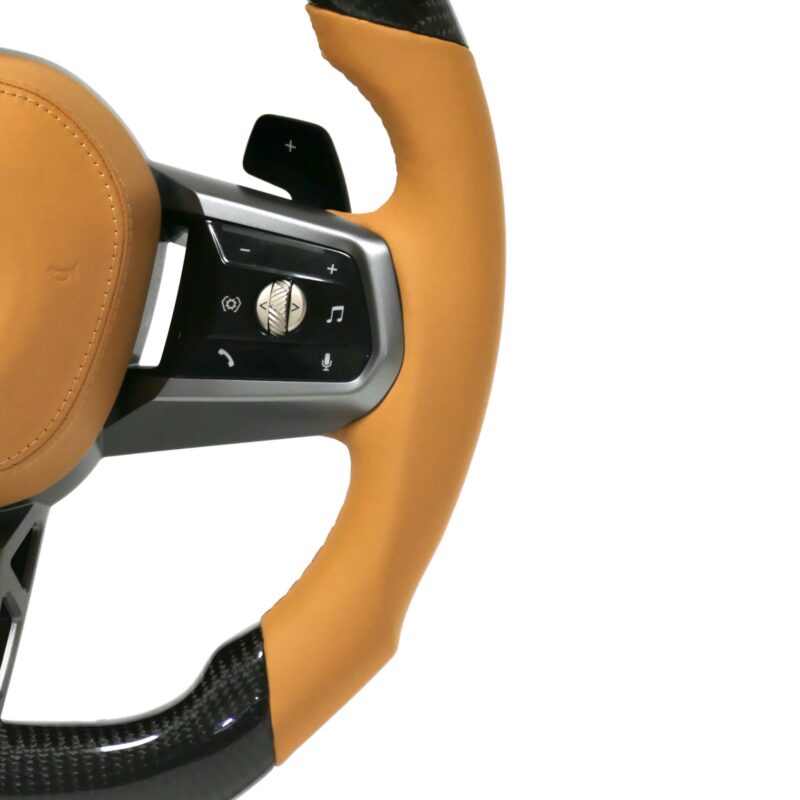 Custom ID8 LED Carbon Fiber M Sport Steering Wheel for BMW F10 F30 F20 F01 F15 F07 F32 F82 M4 M3 X3 G01 G12 G20 G30 G80 G05 G06 - Image 5