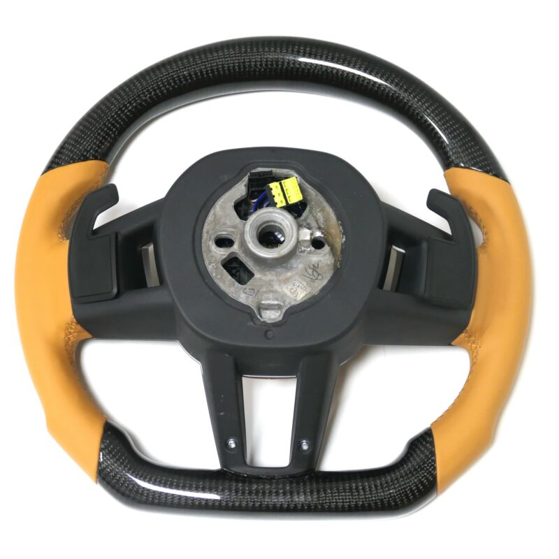 Custom ID8 LED Carbon Fiber M Sport Steering Wheel for BMW F10 F30 F20 F01 F15 F07 F32 F82 M4 M3 X3 G01 G12 G20 G30 G80 G05 G06 - Image 7