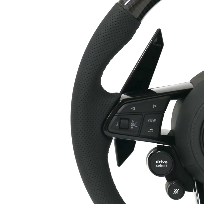 Leather/Carbon fiber/led Steering Wheel Assembly Upgrade Fit for Audi RS RS3 RS5 RS7 A3 A4 A5 A6 A7 S3 S5 Q5 Q7 TT TTs R8 Style - Image 5