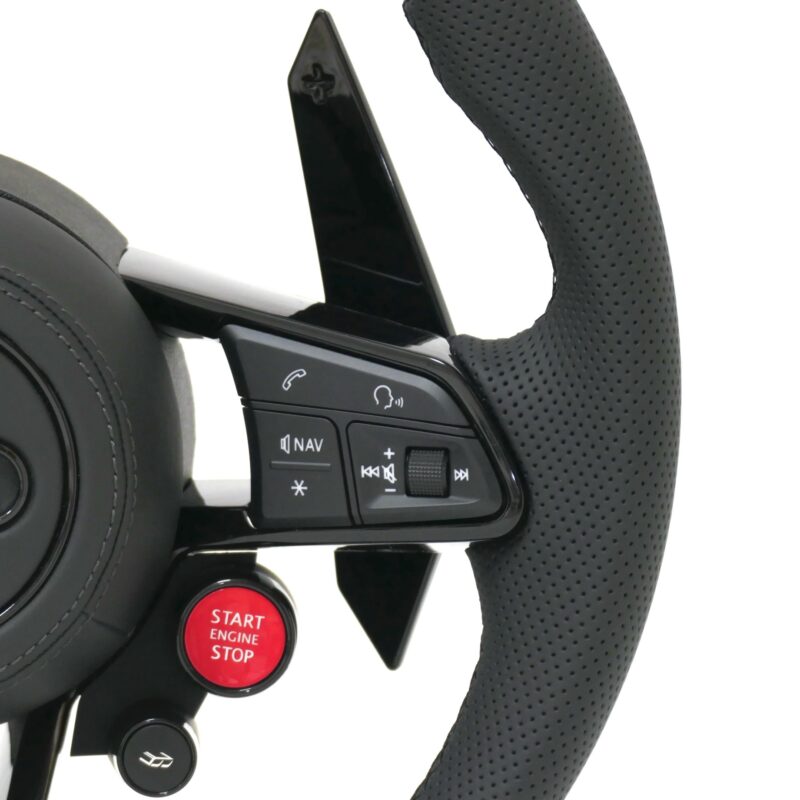 Leather/Carbon fiber/led Steering Wheel Assembly Upgrade Fit for Audi RS RS3 RS5 RS7 A3 A4 A5 A6 A7 S3 S5 Q5 Q7 TT TTs R8 Style - Image 6