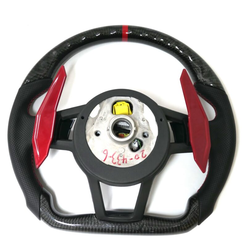 Custom Alcantara LED carbon fiber Fit For Adui RS3 RS4 RS5 RS6 RS7 S3 S4 S5 S6 A3 A4 B8 A5 Q5 Q7 A6 C7 A7 steering wheel - Image 7