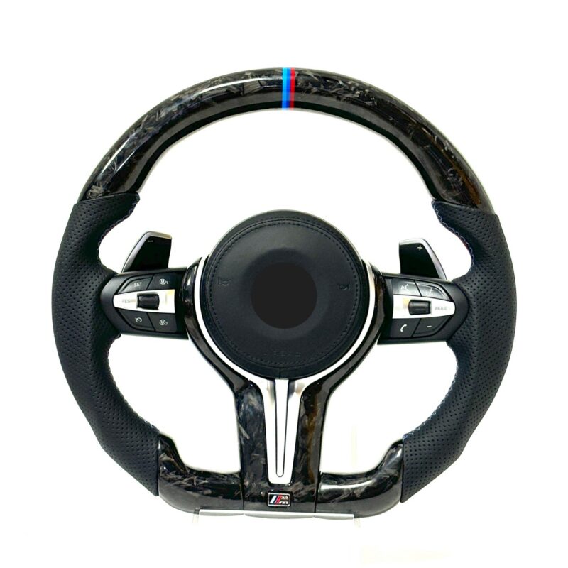 Custom Led Forged Carbon Fiber Steering Wheel for M2 M3 M4 M5 F10 F20 F22 F30 F32 F36 F40 F90 E90 E70 for Bmw F10 Steering Wheel - Image 2