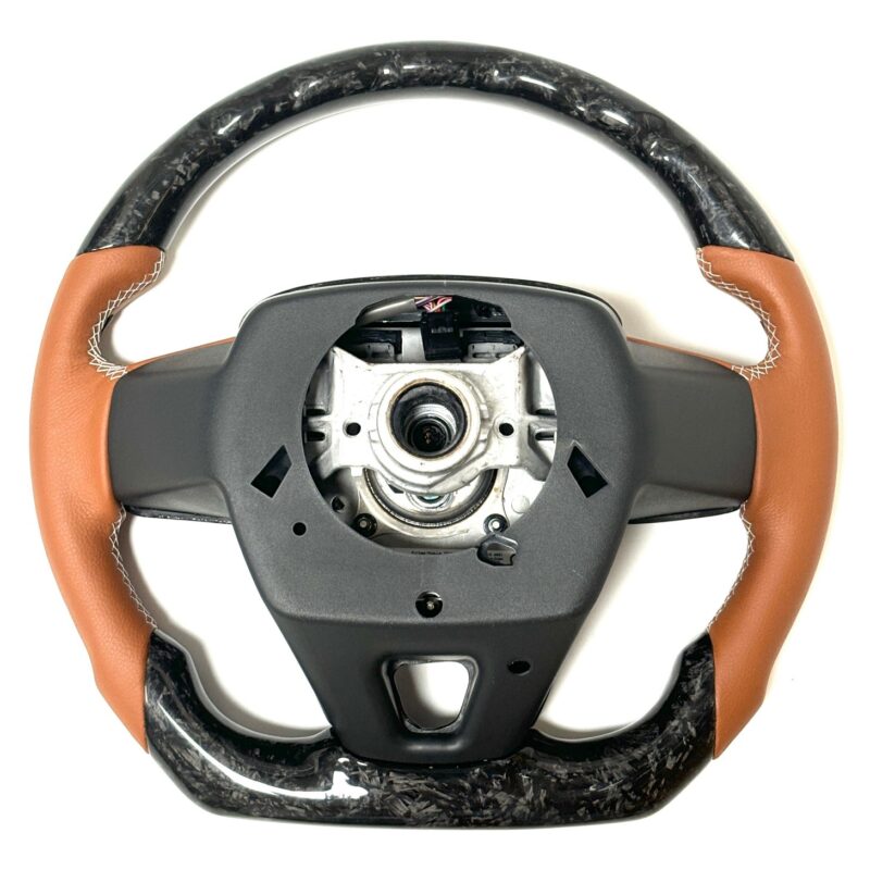 Custom Carbon Fiber LED accessories Steering Wheel For Toyota Camry Crown Corolla 2012 2013 2016 2018 2020 2021 2022 2023 2024 - Image 7