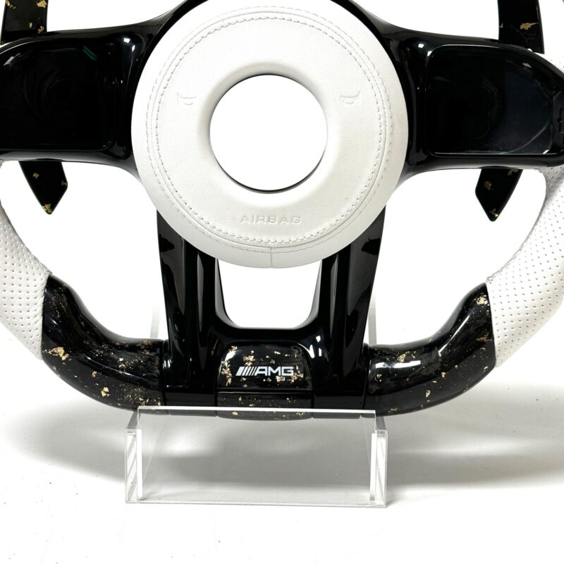 Carbon Fiber Steering Wheel For Mercedes-BenzA C E S CLA GLA GLC GLE GLS GLE W205 W213 W222 W177 Upgrade AMG Steering Wheel - Image 2