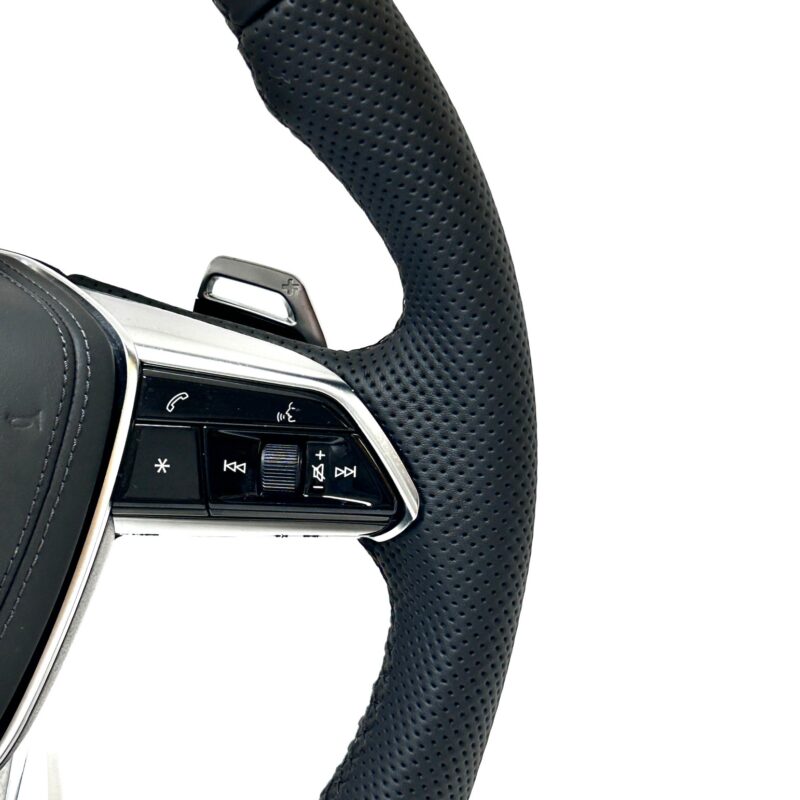 Customized steering wheel for Audi A/S/RS SeriesTT A3 A4 B8 A5 A6 C6 C7 A7 a8 R8 RS RS3 RS4 RS5 S3 S4 S5 B9 RS6 RS7 rs8 Q3 Q5 Q7 - Image 6