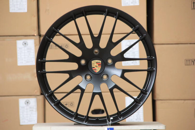【Factory direct sales】, High Quality Matt Gold 5x130 9.5J 11J 16 17 18 19 20 21 22 inch Custom Passenger Car Wheel Aluminum Alloy Rim for Porsche Macan - Image 3